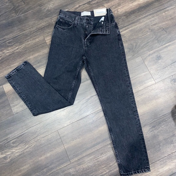 EVERLANE BLACK DENIUM JEANS - Picture 5 of 8